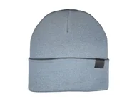 Czapki damskie - Zimowa czapka z bawełny - Stalowo-niebieska - miniaturka - grafika 1