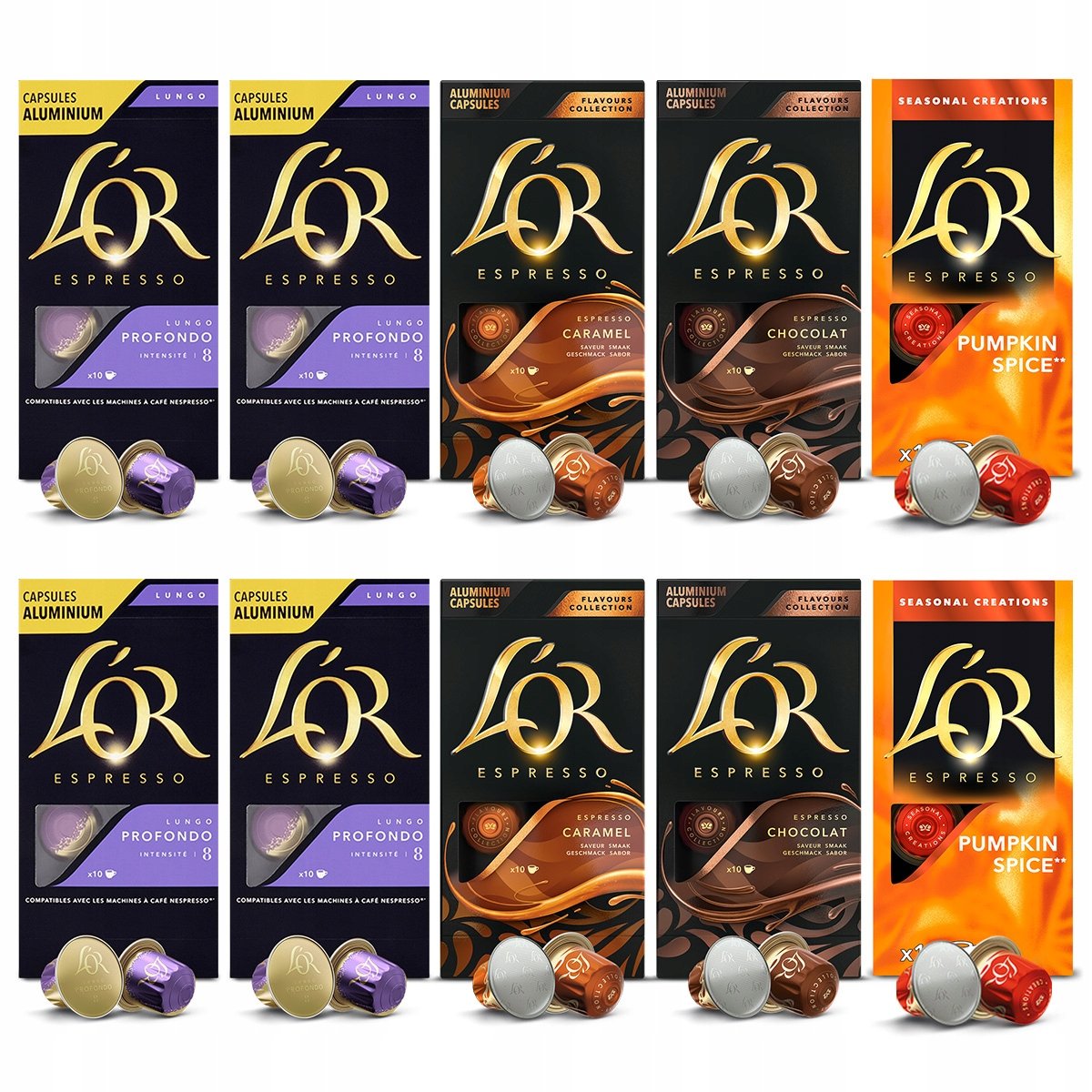 Kapsułki L'or do Nespresso(r)* mix lungo smakowe 100 szt.