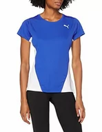 Koszulki i topy damskie - Puma top damski Cross The Line Tee w T-Shirt, niebieski, s 515105 02 - miniaturka - grafika 1