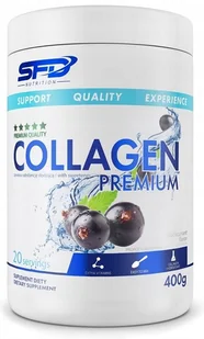 SFD Collagen Premium Blackcurrant, 400g - >>> DARMOWA od 99zł <<< - Włosy, skóra, paznokcie - miniaturka - grafika 1