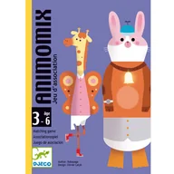 Gry karciane - Djeco Gra karciana dla maluchów Animomix 3-6 lat - miniaturka - grafika 1