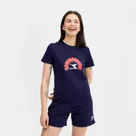Koszulki sportowe damskie - Damski t-shirt z nadrukiem Diadora T-shirt SS Graphic - granatowy - DIADORA - miniaturka - grafika 1