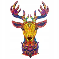 Puzzle - Puzzle Drewniane Dla Dorosłych Prezent Jeleń A3 - miniaturka - grafika 1