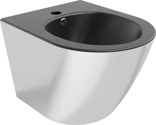 Mexen Lena bidet wiszący, czarny mat/srebrny - 35224874 - Bidety - miniaturka - grafika 1