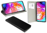 Etui i futerały do telefonów - cofi1453® Etui Book "Smart" kompatybilne z SAMSUNG GALAXY A70 (A705F) etui na telefon z funkcją podstawki, slot na karty, czarne - miniaturka - grafika 1