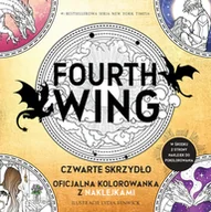 Fantasy - Fourth Wing. Czwarte Skrzydło: Oficjalna kolorowanka z naklejkami - - książka - miniaturka - grafika 1