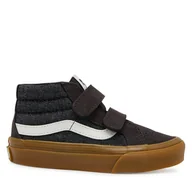 Buty dla chłopców - Sneakersy Vans SK8-Mid Reissue V VN000CZ7BLA1 Czarny - miniaturka - grafika 1