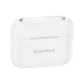 Słuchawki - Kruger&Matz Dual Driver TWS M4 Pro białe - miniaturka - grafika 1