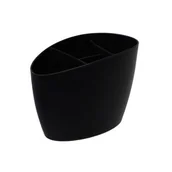 Suszarki do naczyń - Ociekacz owalny na sztućce Negra czarny - miniaturka - grafika 1