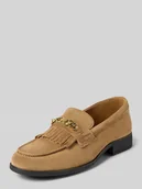 Półbuty damskie - Kapcie z zamszu - miniaturka - grafika 1