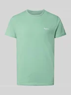 Koszulki męskie - T-shirt o kroju slim fit z mieszanki bawełny - miniaturka - grafika 1
