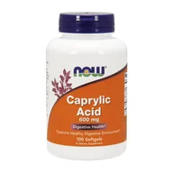 Witaminy i minerały - Now Foods NOW Caprylic Acid 600mg 100caps - miniaturka - grafika 1