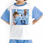 Piłka nożna - Piżama Dziecięca KEVIN DE BRUYNE Koszulka + Spodnie Piłkarskie Wzory 98 cm - miniaturka - grafika 1
