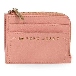 Pepe Jeans Diane Etui na wizytówkę Różowy 11,5x8x1,5 cm Skóra syntetyczna, Różowy, Tarjetero, etui na karty - Portfele - miniaturka - grafika 1