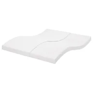 Materace - vidaXL Materac piankowy, biały 200x210 cm, 7-strefowy, twardość 20 ILD - miniaturka - grafika 1