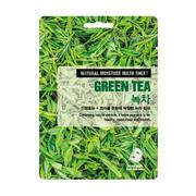 Maseczki do twarzy - Orjena Maska do twarzy w płachcie z ekstraktem z zielonej herbaty o działaniu kojącym 23 ml - miniaturka - grafika 1