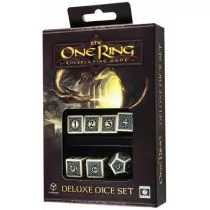 Q-Workshop Komplet Kości Deluxe The One Ring RPG Beżowo-czarny - Akcesoria do gier planszowych - miniaturka - grafika 1