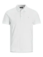 Koszulki męskie - Jack & Jones Koszulka polo "Jjepaulos" w kolorze białym - miniaturka - grafika 1