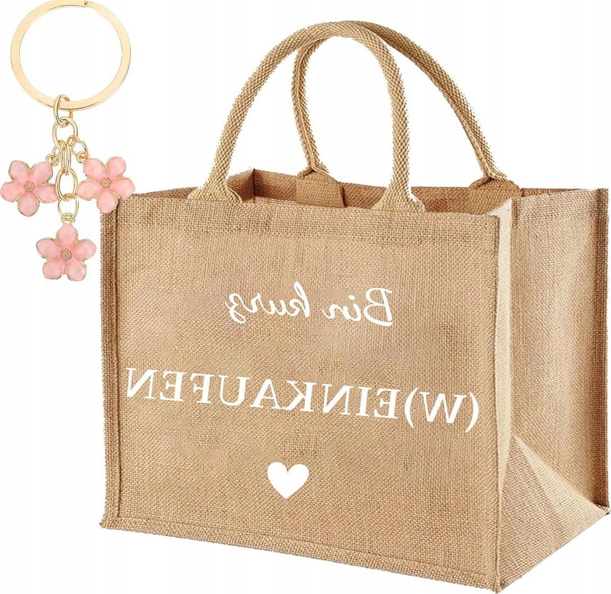 TORBA ZAKUPOWA 13X22X32CM NA RAMIĘ TRAPEZOWA MATERIAŁ KONOPNY BEŻOWA