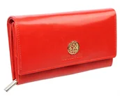 Portfele - Portfel Damski Skórzany BETLEWSKI (PL) Długi Z Suwakiem Skóra Naturalna BPD-SB-12 RFID - miniaturka - grafika 1