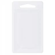 Deski do krojenia - Deska do krojenia warzyw plastikowa kuchenna biała - miniaturka - grafika 1