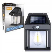 Lampy ogrodowe - Lampa Solarna Halogen Kinkiet LED Reflektor Z Czujnik Ruchu Zmierzchu - miniaturka - grafika 1