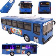 Samochody i pojazdy dla dzieci - Duży Autobus Otwierane Drzwi Dźwięki Światła 8915 - miniaturka - grafika 1