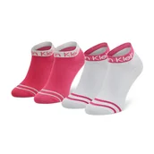 Skarpetki damskie - Zestaw 2 par niskich skarpet damskich Calvin Klein 701218775 Różowy - miniaturka - grafika 1