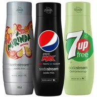 Syropy i koncentraty owocowe - Zestaw syropów zero cukru Pepsi Max Mirinda Light 7up Free - miniaturka - grafika 1