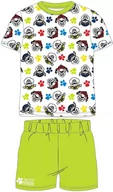Piżamy dla dziewczynek - Piżama chłopięca Psi Patrol z krótkim rękawem Zielona - miniaturka - grafika 1