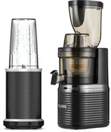 Wyciskarki wolnoobrotowe - Wyciskarka wolnoobrotowa 4Swiss BM202 black + blender NB102 - miniaturka - grafika 1