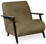 Fotele - Zielony Fotel Drewniany Lisek B3-H05 - miniaturka - grafika 1