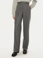 Spodnie damskie - MAX&Co. Spodnie materiałowe 2426136064200 Szary Regular Fit - miniaturka - grafika 1