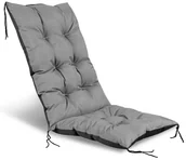 Poduszki ogrodowe - Poduszka na Krzesło Ogrodowe Meble Wiązana 80x50 - miniaturka - grafika 1