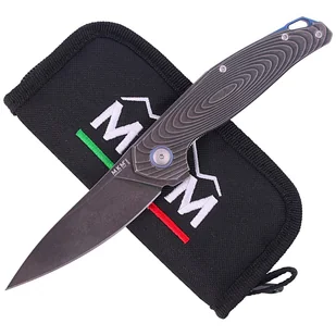 Nóż składany MKM Goccia Dark Stonewashed Titanium, Dark Stonewashed M390 by Jens Ansø (MKGC-TDSW) - Noże - miniaturka - grafika 4