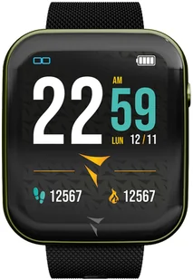 Techmade TM-TALK-GR Talk Czarno-zielony - Smartwatch - miniaturka - grafika 1