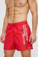 Stroje kąpielowe - Tommy Hilfiger szorty kąpielowe kolor czerwony - miniaturka - grafika 1