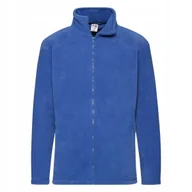 Bluzy męskie - Polar męski rozpinany bez kaptura Królewski Niebieski r. 2XL - miniaturka - grafika 1