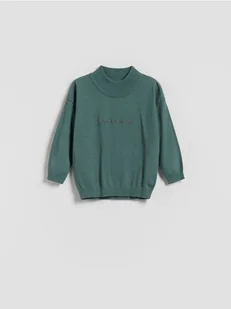 Reserved - Sweter z wiskozą - morski - Bluzy i sweterki niemowlęce - miniaturka - grafika 1