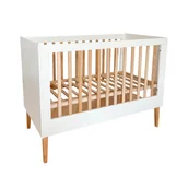 Łóżeczka i kojce - Białe Łóżeczko Niemowlęce Dziecięce - ILA 120x60 cm - miniaturka - grafika 1
