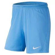 Spodnie damskie - Nike Spodnie damskie W Nk Df Park Iii Short Nb K, niebiesko-białe, BV6860-412, 2XL - miniaturka - grafika 1