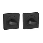 Szyldy i rozety - Rozeta podklamkowa do wc Tipo/Onyks Czarna - miniaturka - grafika 1