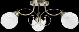 ELEM Lampa sufitowa do salonu antyczne złoto E27 8964/3 21QG z serii WENUS - Lampy sufitowe - miniaturka - grafika 1