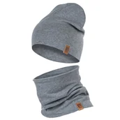 Czapki damskie - Komplet dziecięcy czapka i komin HZD003 Heyo - miniaturka - grafika 1
