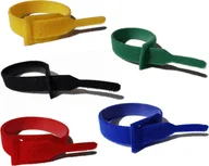 Maskownice do kabli - Organizer Wojtap Opaski rzepowe do kabli 20x300 mm 10 szt mix kolorów - miniaturka - grafika 1