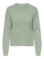 Swetry damskie - ONLY Sweter w kolorze miętowym - miniaturka - grafika 1