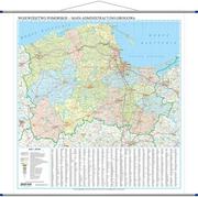 EkoGraf Województwo pomorskie mapa ścienna 1:200 000