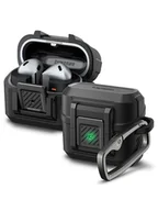 Słuchawki - Spigen Lock Fit matte black - Samsung Galaxy Buds 3 Pro/3 - miniaturka - grafika 1