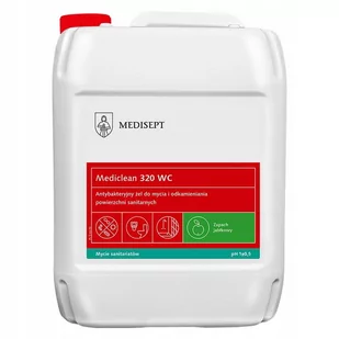 Mediclean Mediclean MC 320 WC Clean antybakteryjny żel do mycia i odkamieniania sanitariatów 5L - Dezynfekcja - miniaturka - grafika 1