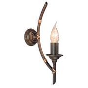 Lampy ścienne - Elstead Lighting Bamboo 1Lt Wall Light Brz Patina BB1 BRZ PATINA Elstead kinkiet łazienkowy świecznikowy stylowy BB1 BRZ PATINA ) - miniaturka - grafika 1